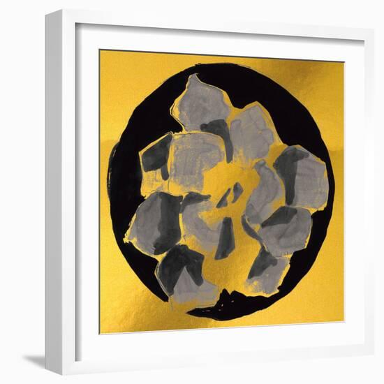 Gold Cactus III-null-Framed Art Print