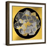 Gold Cactus IV-null-Framed Art Print