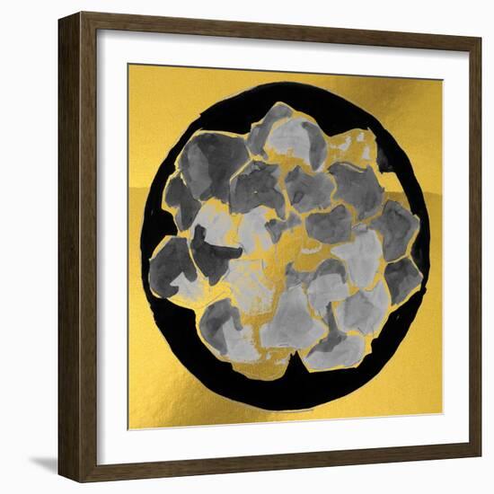 Gold Cactus IV-null-Framed Art Print