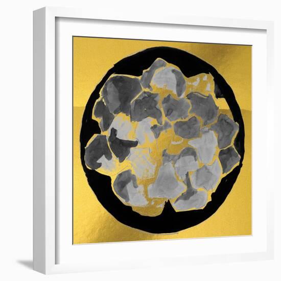 Gold Cactus IV-null-Framed Art Print