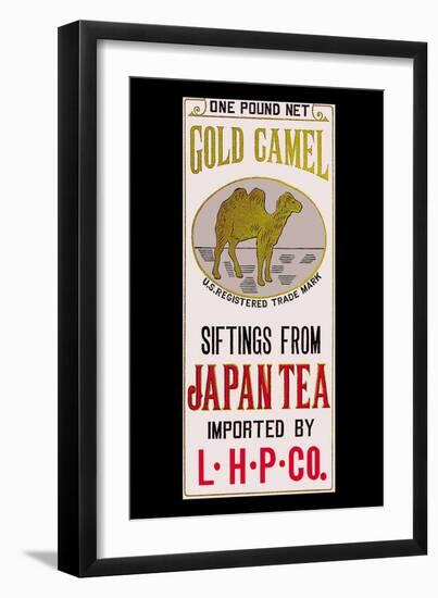 Gold Camel Brand Tea-null-Framed Art Print