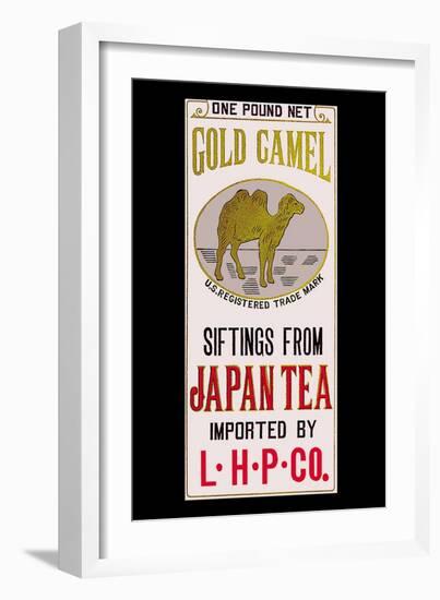 Gold Camel Brand Tea-null-Framed Art Print