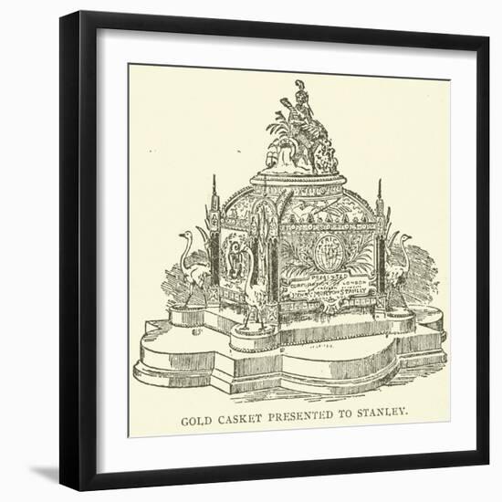 Gold Casket Presented to Stanley-null-Framed Giclee Print