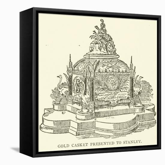 Gold Casket Presented to Stanley-null-Framed Stretched Canvas