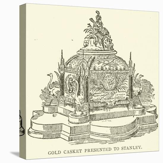 Gold Casket Presented to Stanley-null-Stretched Canvas