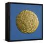 Gold Celtic Stater of Bellovaci-null-Framed Stretched Canvas