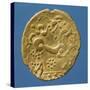 Gold Celtic Stater of Bellovaci-null-Stretched Canvas