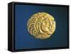 Gold Celtic Stater of Parisii or Quarisii-null-Framed Stretched Canvas