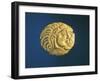 Gold Celtic Stater of Parisii or Quarisii-null-Framed Giclee Print