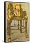 Gold Chair from King Tut Tomb, Egypt-null-Framed Stretched Canvas