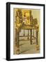 Gold Chair from King Tut Tomb, Egypt-null-Framed Art Print