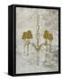 Gold Chandelier Mate-OnRei-Framed Stretched Canvas