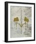 Gold Chandelier Mate-OnRei-Framed Art Print