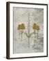 Gold Chandelier Mate-OnRei-Framed Art Print