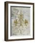 Gold Chandelier-OnRei-Framed Art Print