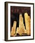 Gold Chicago-Jace Grey-Framed Art Print