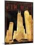 Gold Chicago-Jace Grey-Mounted Art Print