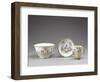 Gold Chinoiserie Decorated Cup, Saucer and Small Cup, Porcelain-null-Framed Giclee Print