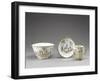 Gold Chinoiserie Decorated Cup, Saucer and Small Cup, Porcelain-null-Framed Giclee Print