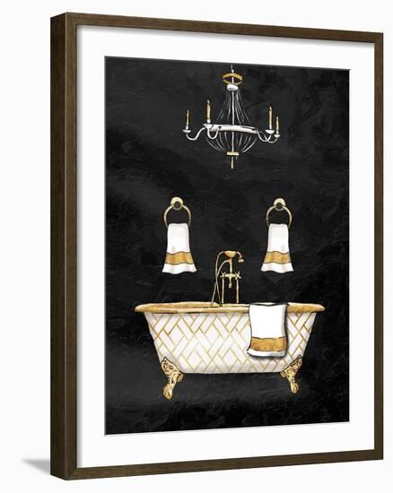 Gold ChipBorderless-Jace Grey-Framed Art Print