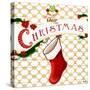 Gold Christmas Cheer I-Andi Metz-Stretched Canvas