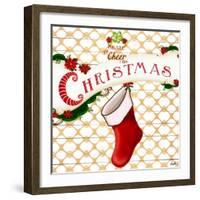 Gold Christmas Cheer I-Andi Metz-Framed Art Print