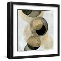 Gold Circles I-Tom Reeves-Framed Art Print