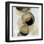 Gold Circles I-Tom Reeves-Framed Art Print