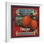 Gold Coast Brand - San Francisco, California - Citrus Crate Label-Lantern Press-Framed Art Print