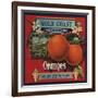 Gold Coast Brand - San Francisco, California - Citrus Crate Label-Lantern Press-Framed Art Print