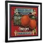 Gold Coast Brand - San Francisco, California - Citrus Crate Label-Lantern Press-Framed Art Print