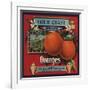 Gold Coast Brand - San Francisco, California - Citrus Crate Label-Lantern Press-Framed Art Print