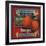 Gold Coast Brand - San Francisco, California - Citrus Crate Label-Lantern Press-Framed Art Print