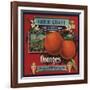 Gold Coast Brand - San Francisco, California - Citrus Crate Label-Lantern Press-Framed Art Print