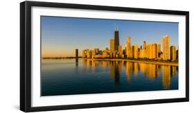 Gold Coast buildings at waterfront, Chicago, Cook County, Illinois, USA-null-Framed Photographic Print