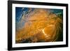 Gold Coast Glory-Inside looking out of a tubing wave at sunset-Mark A Johnson-Framed Photographic Print