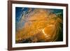 Gold Coast Glory-Inside looking out of a tubing wave at sunset-Mark A Johnson-Framed Photographic Print