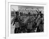 Gold Coast Soldiers Marching in a Parade During the Independence Celebration-null-Framed Photographic Print