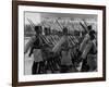 Gold Coast Soldiers Marching in a Parade During the Independence Celebration-null-Framed Photographic Print