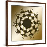 Gold Coffee 10-Art Deco Designs-Framed Giclee Print