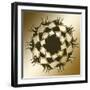 Gold Coffee 10-Art Deco Designs-Framed Giclee Print