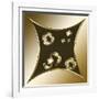 Gold Coffee 3-Art Deco Designs-Framed Giclee Print