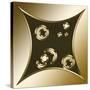 Gold Coffee 3-Art Deco Designs-Stretched Canvas