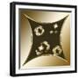 Gold Coffee 3-Art Deco Designs-Framed Giclee Print