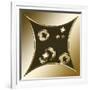 Gold Coffee 3-Art Deco Designs-Framed Giclee Print