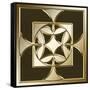 Gold Coffee 4-Art Deco Designs-Framed Stretched Canvas