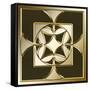 Gold Coffee 4-Art Deco Designs-Framed Stretched Canvas