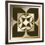 Gold Coffee 4-Art Deco Designs-Framed Giclee Print