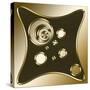 Gold Coffee 6-Art Deco Designs-Stretched Canvas