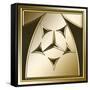 Gold Coffee 7-Art Deco Designs-Framed Stretched Canvas